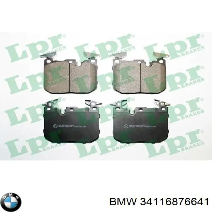 34116876641 BMW Передні гальмівні колодки
