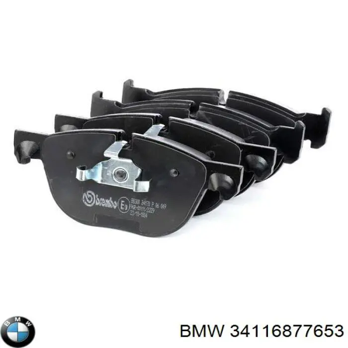 34116877653 BMW Передні гальмівні колодки