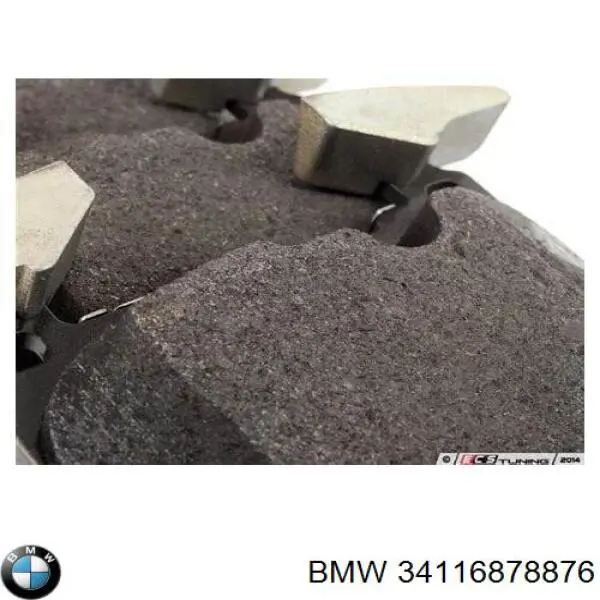 34116878876 BMW колодки гальмівні передні, дискові