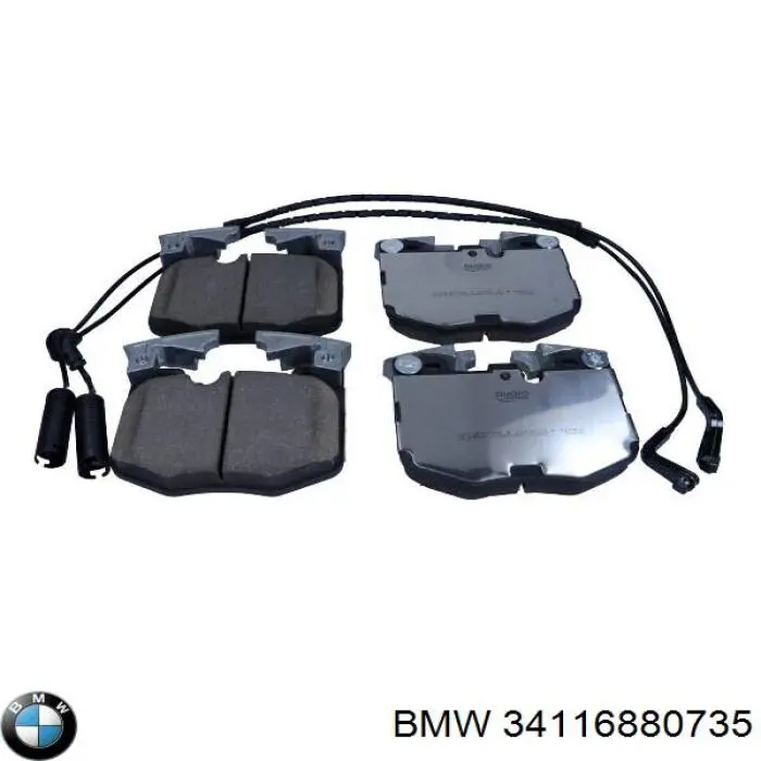 Передні тормозні колодки 34116880735 BMW