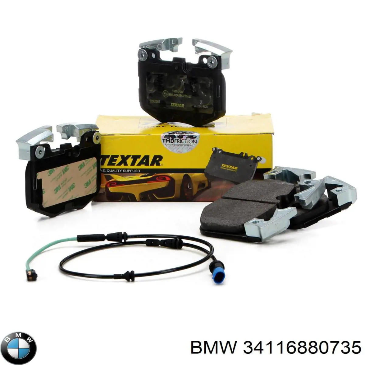 Тормозні колодки BMW 34116880735