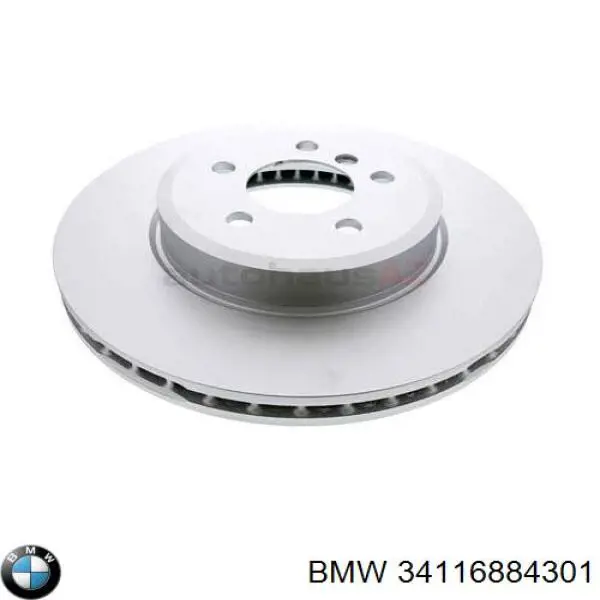 34116884301 BMW диск гальмівний передній