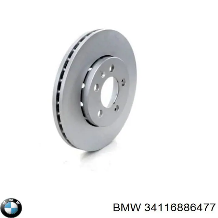 34116886477 BMW Гальмо дискове переднє