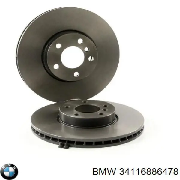 Купити 34116886478 BMW Ротор гальмівний