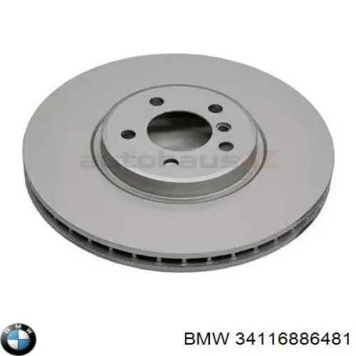 34116886481 BMW диск гальмівний передній