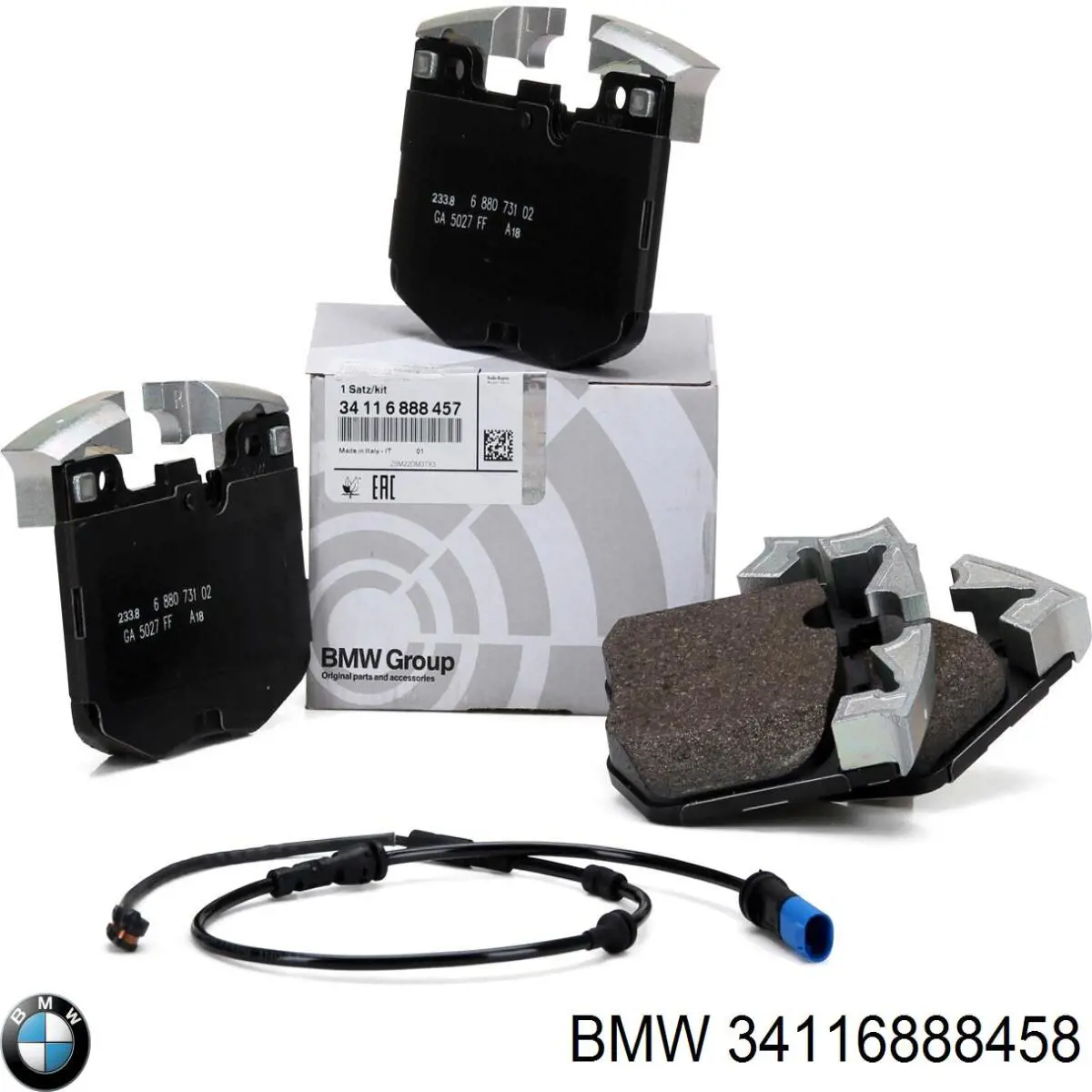 Купити 34116888458 BMW Колодки гальмівні передні, дискові