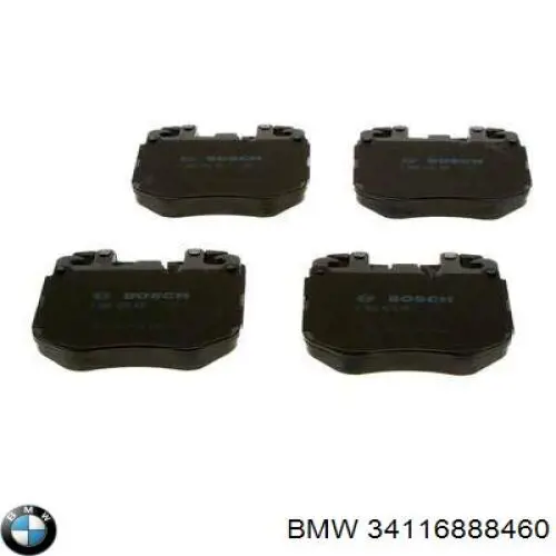 Передні тормозні колодки 34116888460 BMW