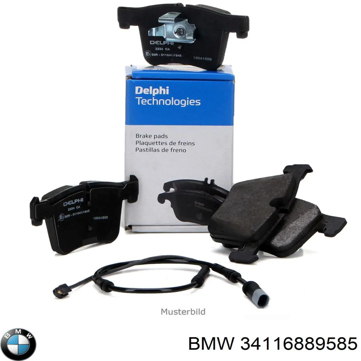 Тормозні колодки BMW 34116889585
