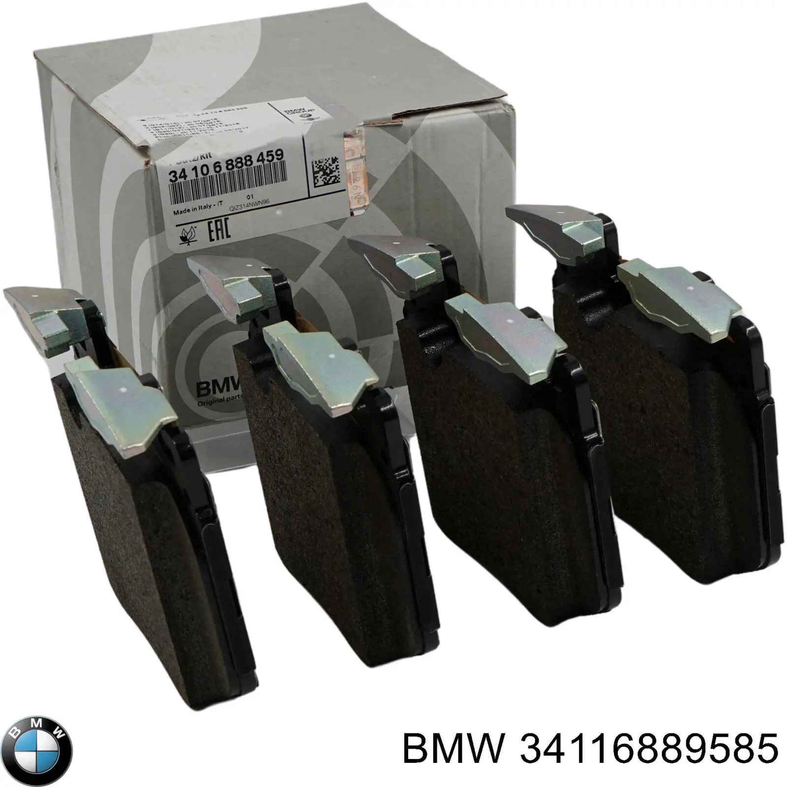 Передні тормозні колодки 34116889585 BMW