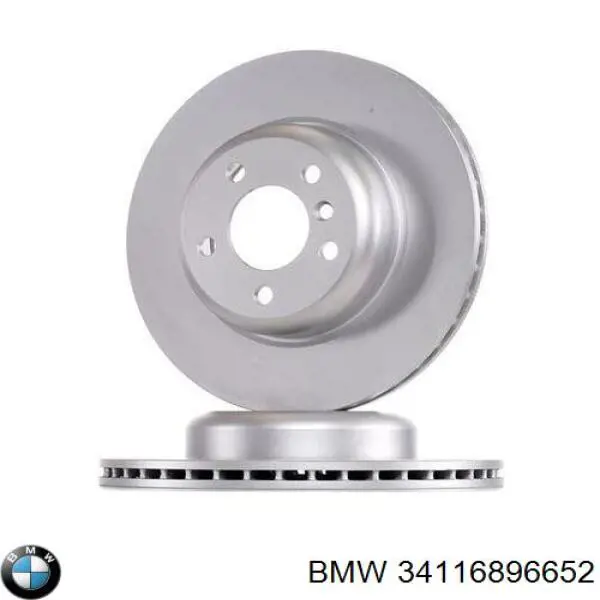 Диск переднього гальма BMW 34116896652 ціна, від 145.67 USD