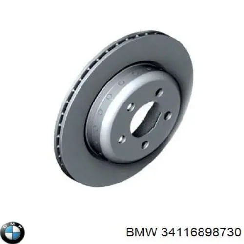 34116898730 BMW диск гальмівний передній