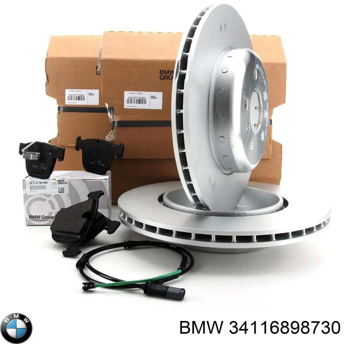 Диск переднього гальма BMW 34116898730 ціна, від 264.81 USD