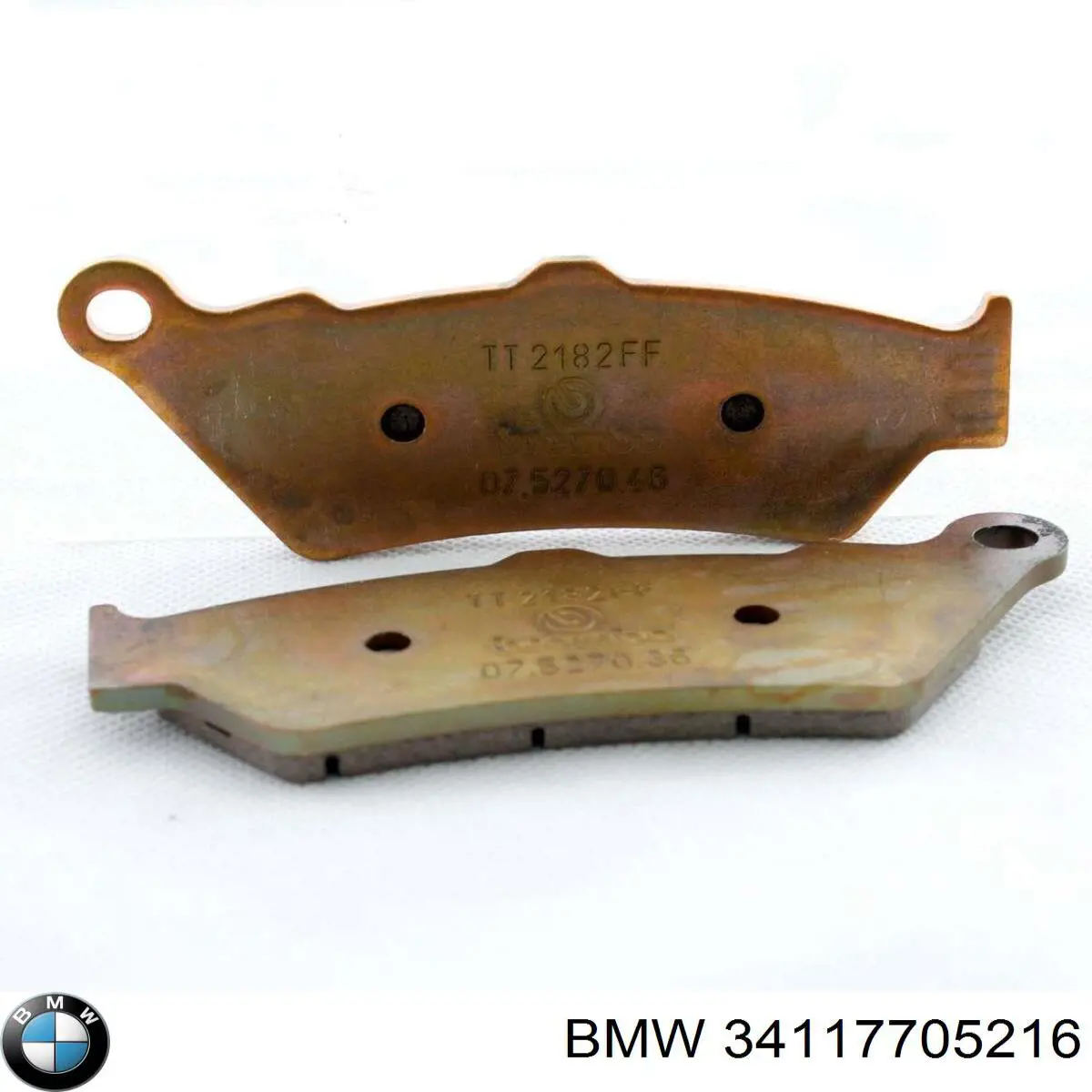 Задні гальмівні колодки BMW 34117705216 ціна, від 25.94 USD