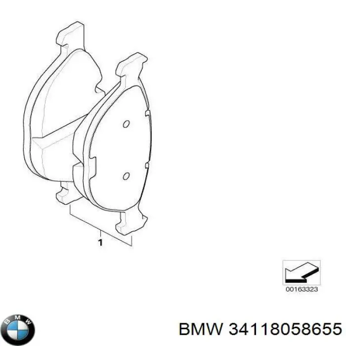  BMW 34118058655 ціна, від 76.47 USD
