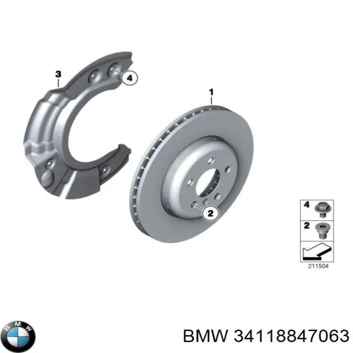 Гальмівні колодки BMW 34118847063 ціна, від 74.89 USD