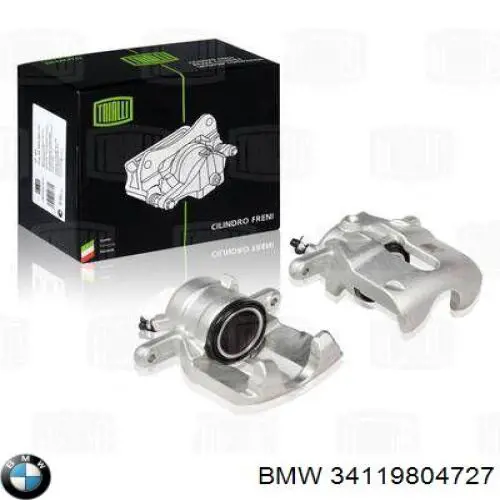 Купити 34119804727 BMW Супорт гальмівний передній лівий