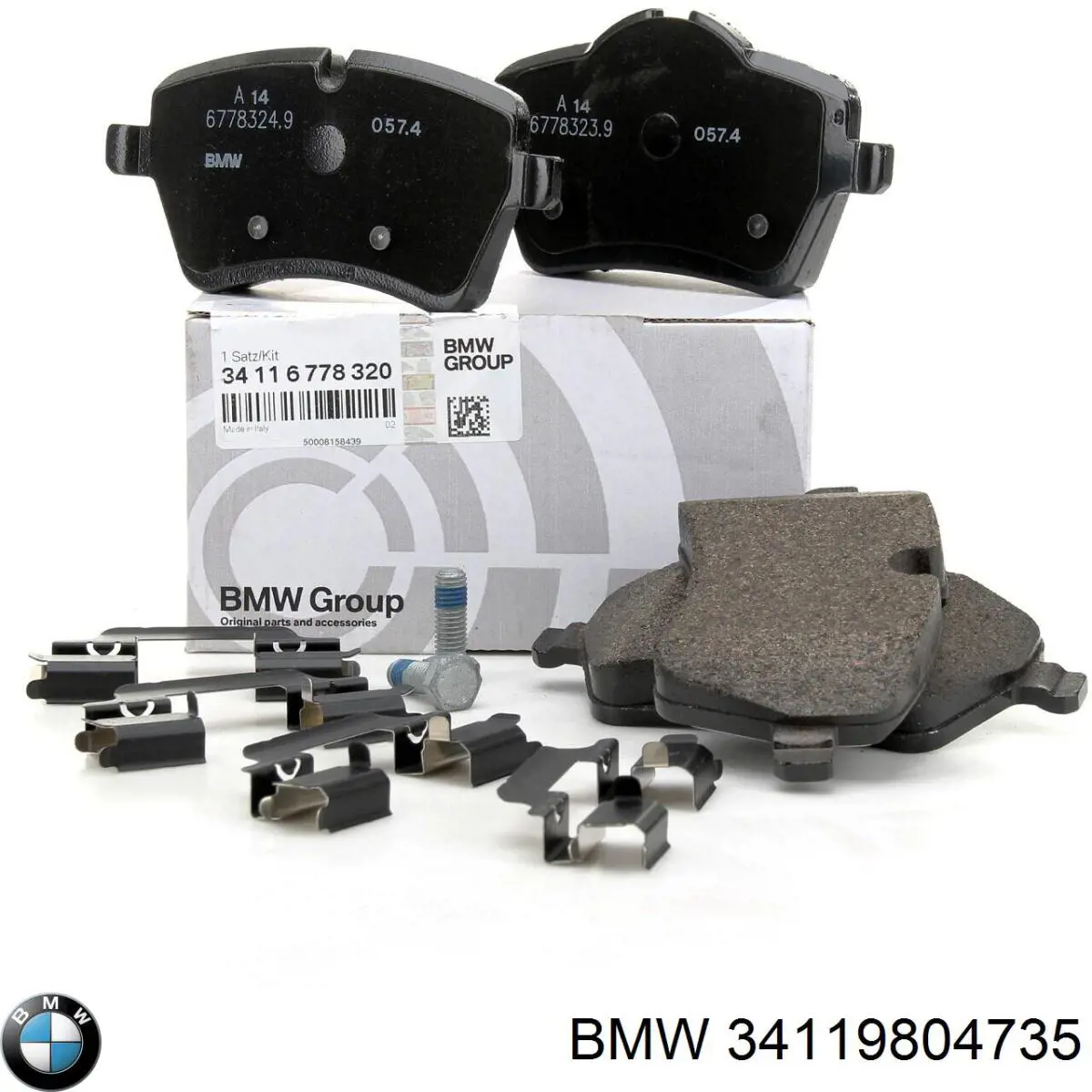 Купити 34119804735 BMW Колодки гальмівні передні, дискові