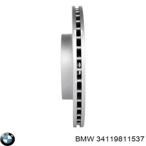 Диск гальмівний передній BMW 34119811537