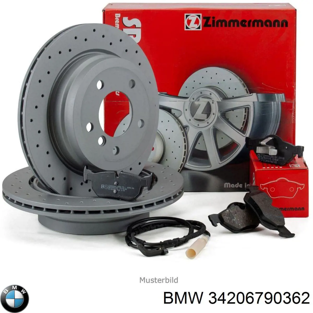 Диск гальмівний задній BMW 34206790362