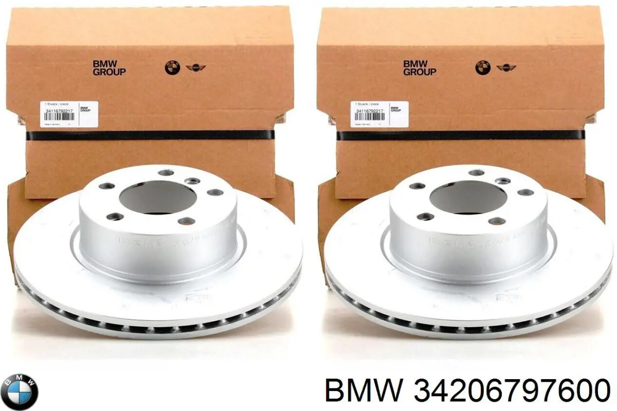 Гальмівні диски 34206797600 BMW