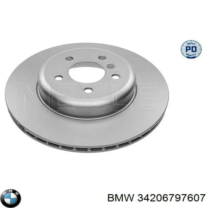 Купити 34206797607 BMW Диск заднього гальма
