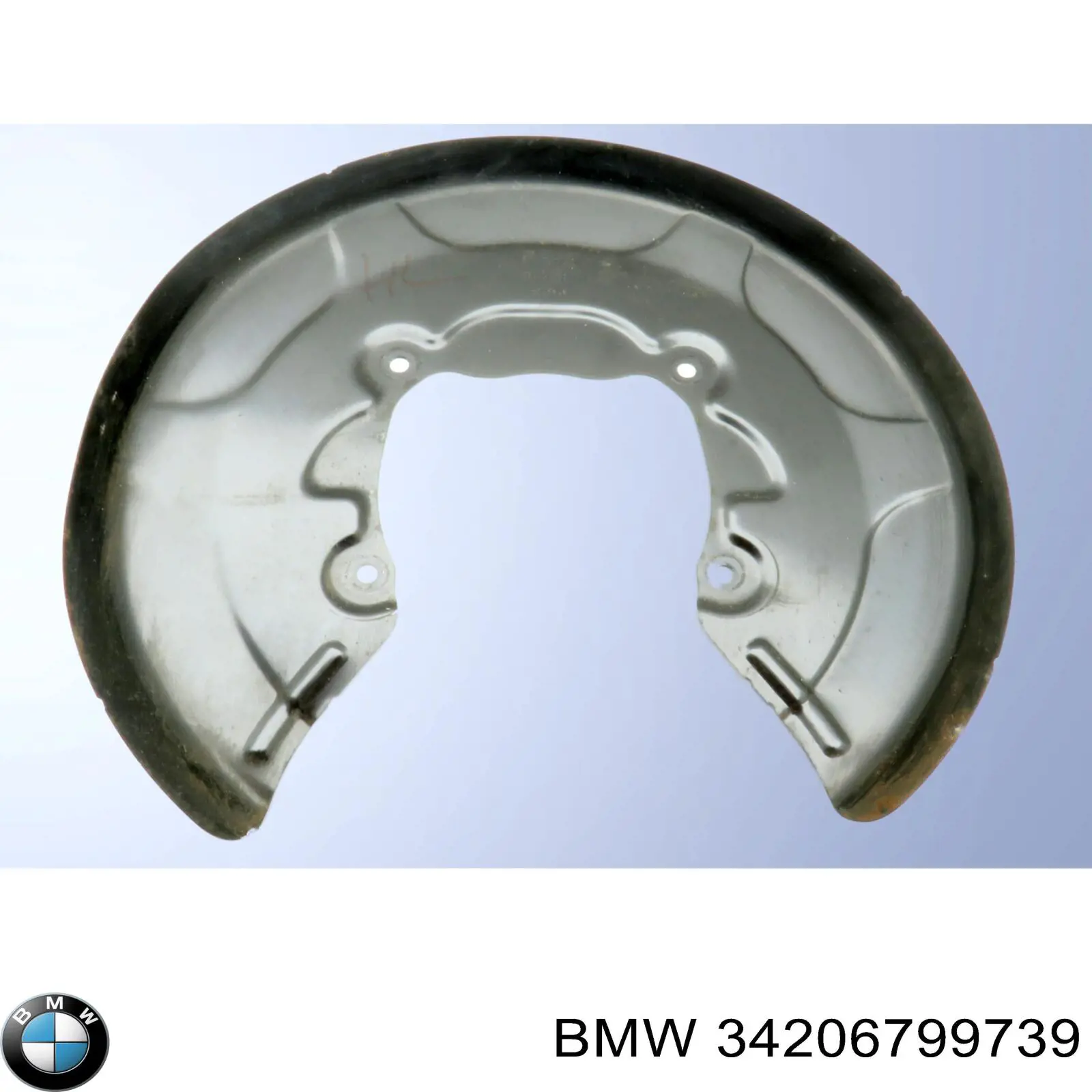 Захисний кожух гальмівного диска, заднього BMW 34206799739 ціна, від 19.00 USD