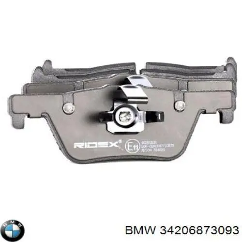 34206873093 BMW Колодки гальмівні задні, дискові
