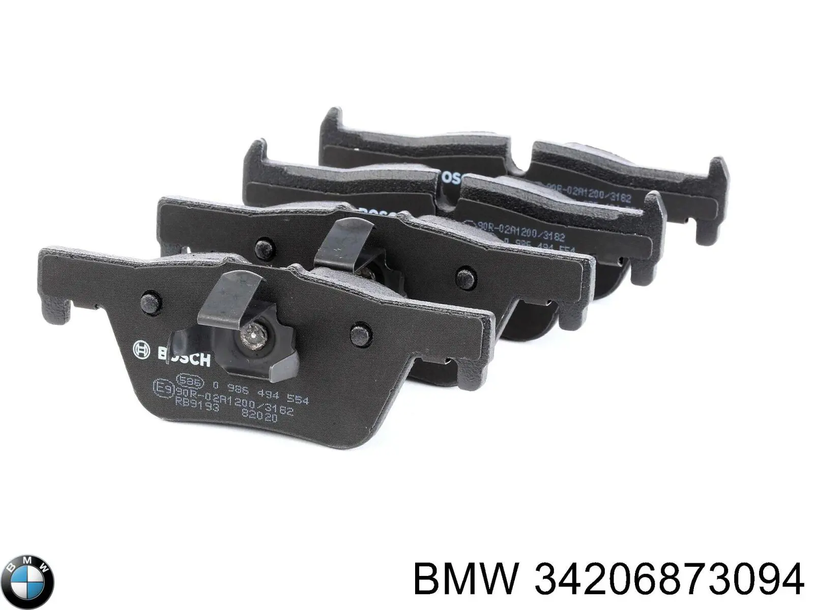 Задні гальмівні колодки BMW 34206873094 ціна, від 35.45 USD