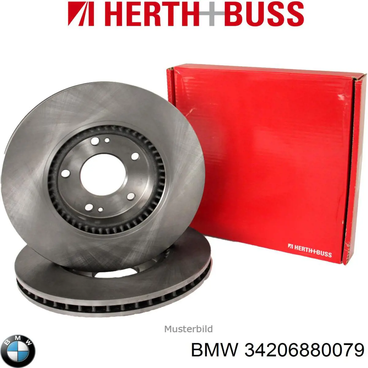 Диск гальмівний задній BMW 34206880079