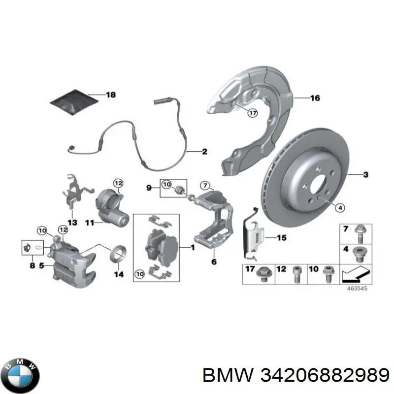 34206882989 BMW 