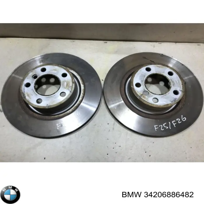 Задні дискові гальма BMW 34206886482 ціна, від 23.98 USD