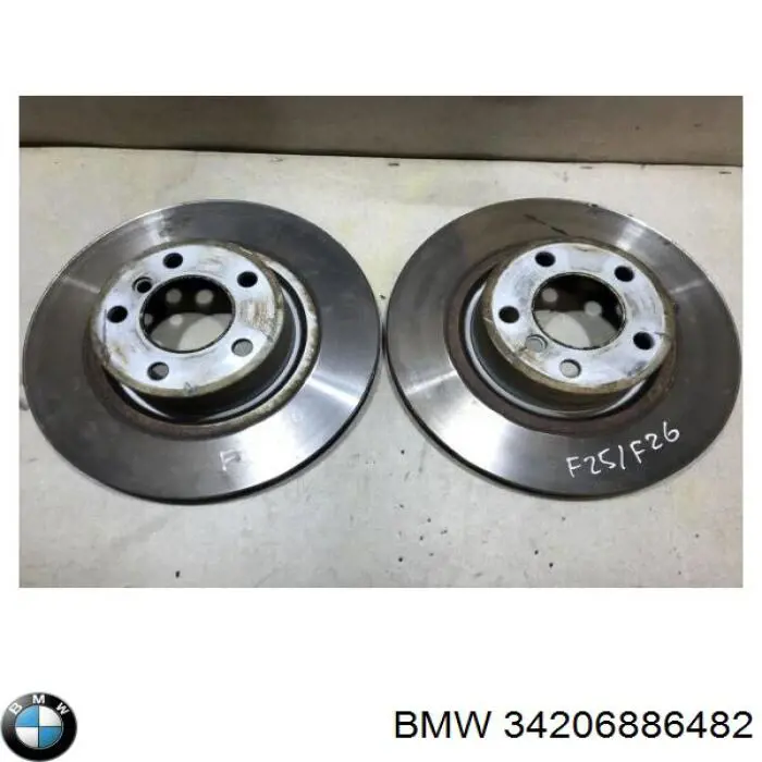 Задні дискові гальма BMW 34206886482 ціна, від 23.98 USD