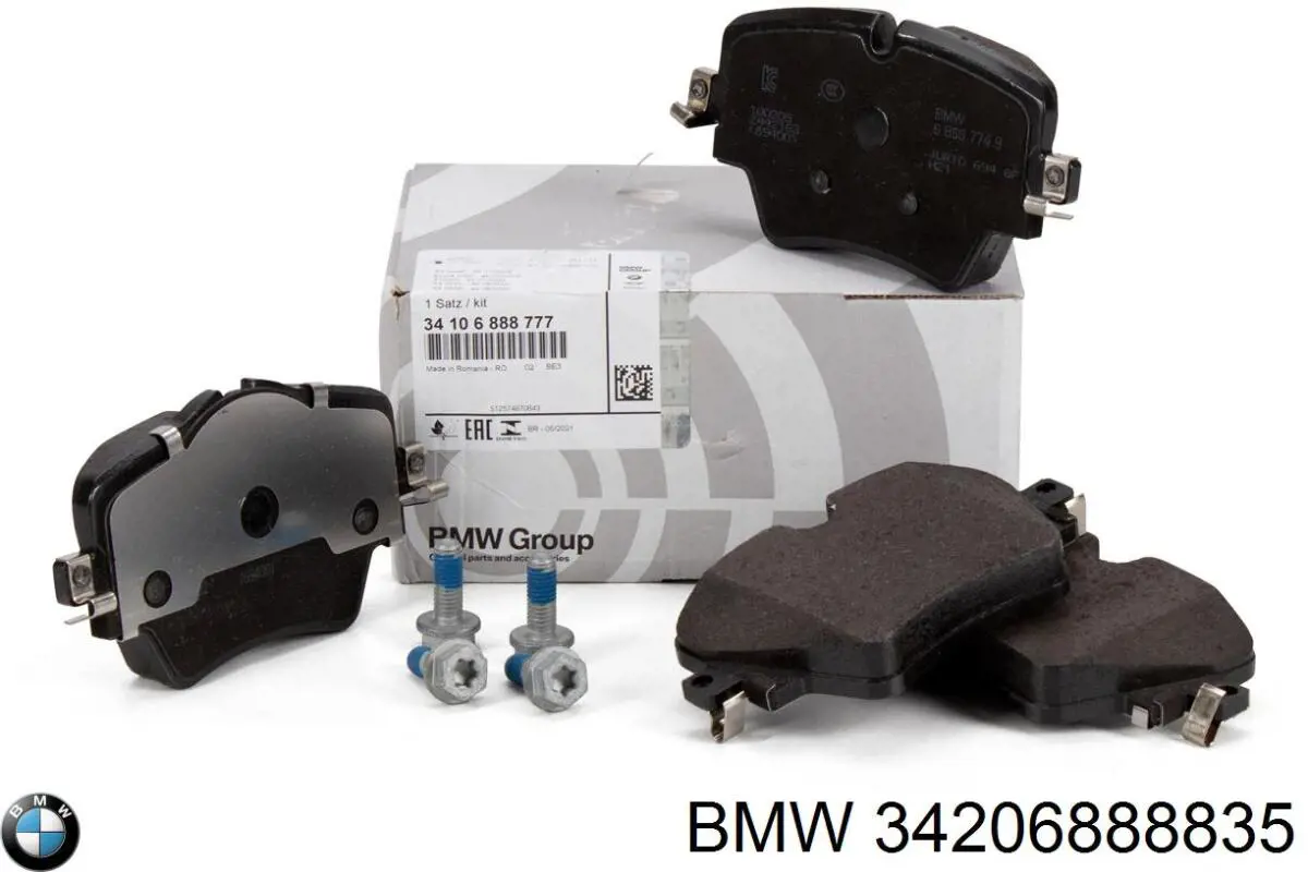 Задні гальмівні колодки BMW 34206888835 ціна, від 126.67 USD