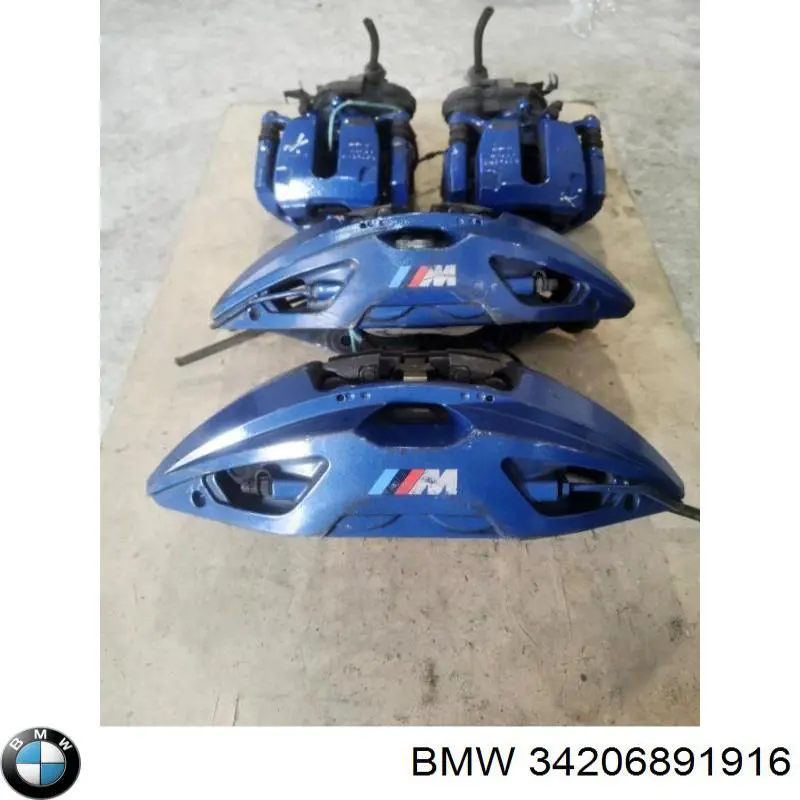 Купити 34206891916 BMW Супорт гальмівного, заднього