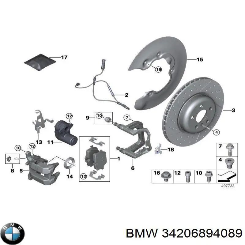 34206894089 BMW 