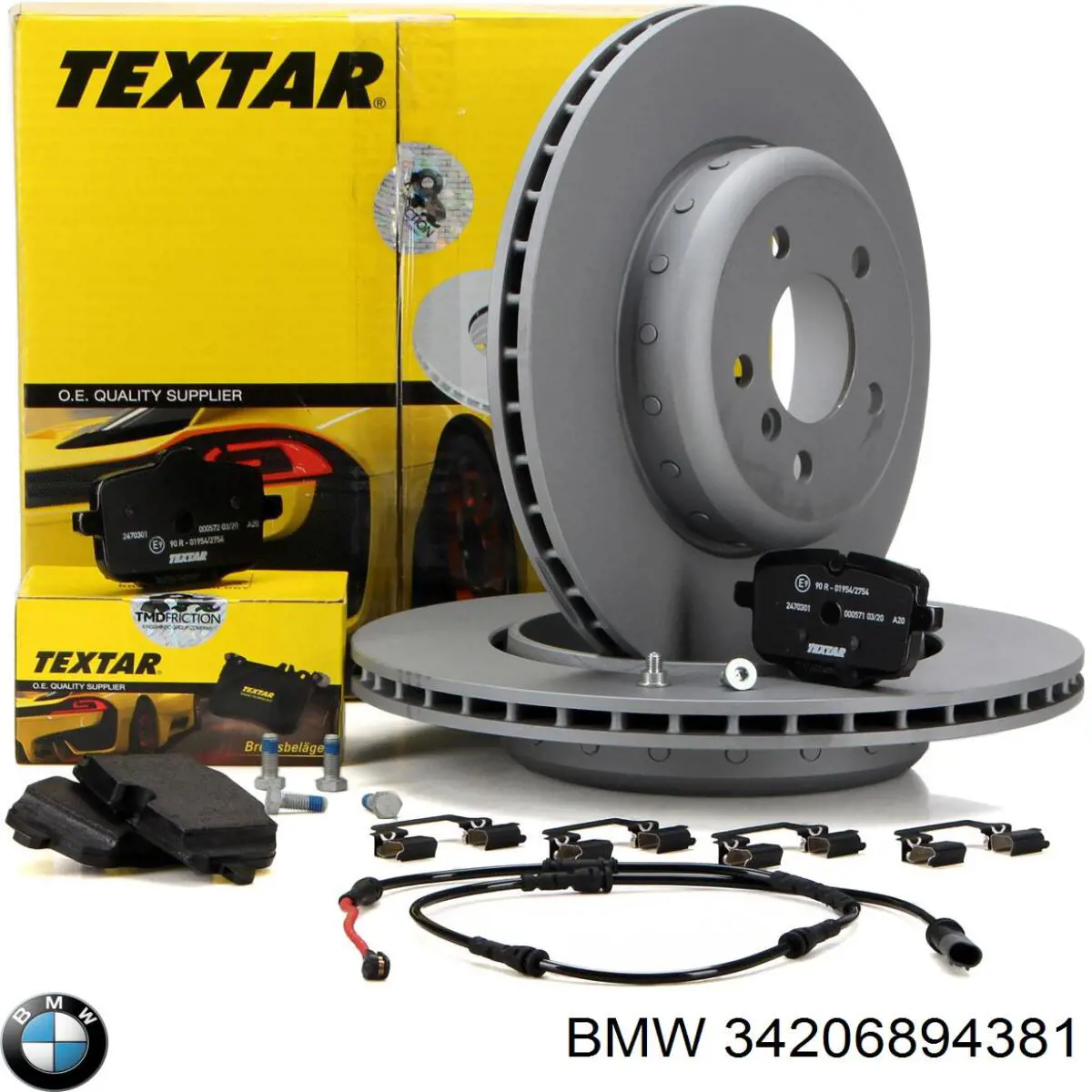 Купити 34206894381 BMW Диск заднього гальма