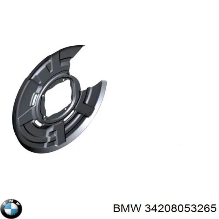 34208053265 BMW Захист гальмівного диска заднього, лівого