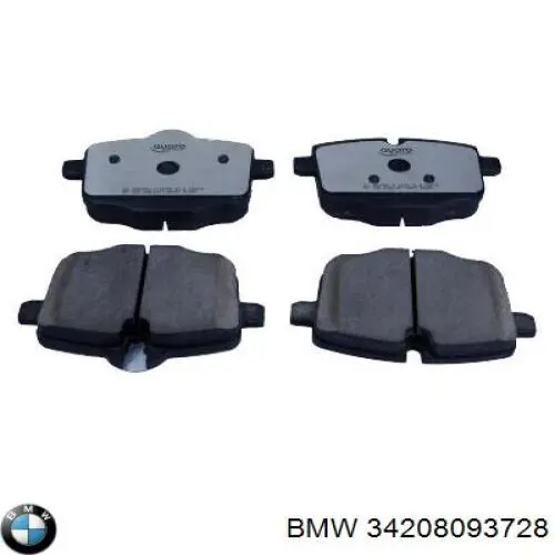 Задні гальмівні колодки BMW 34208093728 ціна, від 173.85 USD