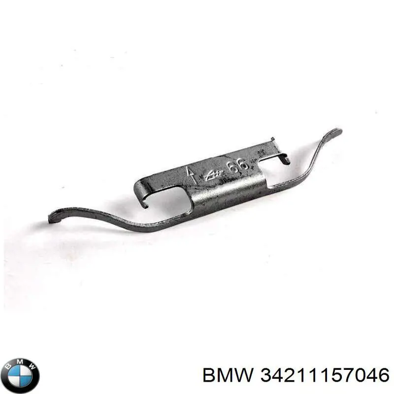 Комплект пружинок кріплення дискових колодок, задніх BMW 34211157046