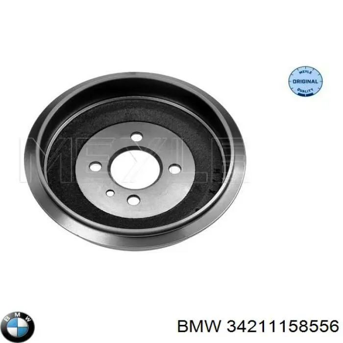 Барабан гальмівний задній BMW 34211158556 ціна, від 32.44 USD