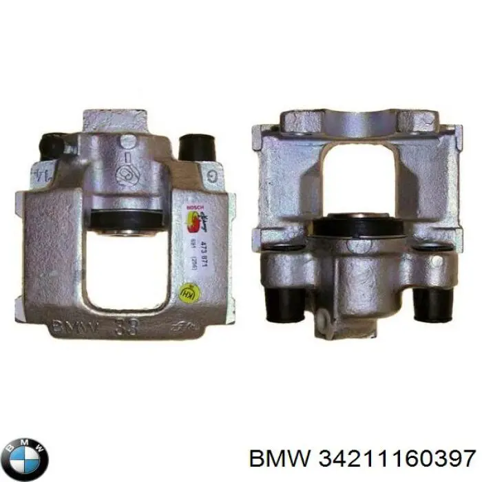 Супорт гальмівний задній лівий BMW 34211160397 ціна, від 42.60 USD