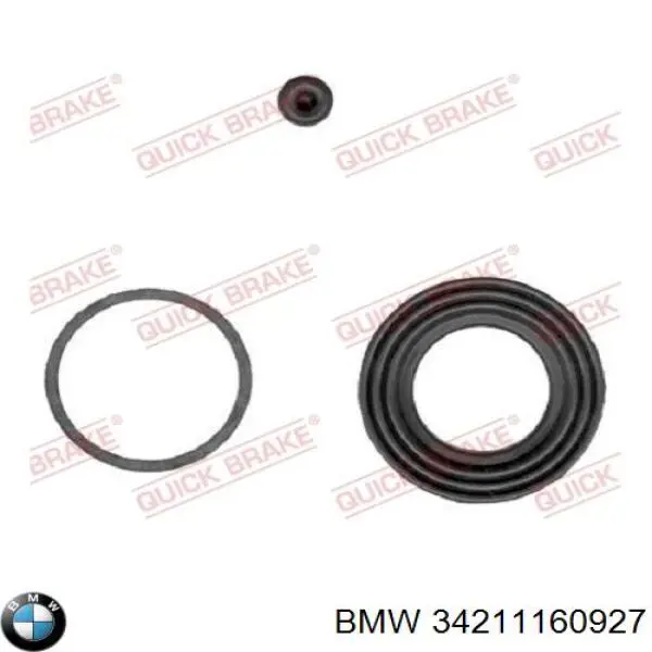 34211160927 BMW Супорт гальмівний задній лівий