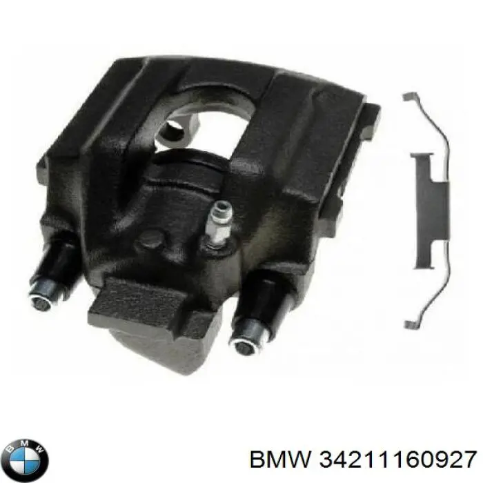 34211160927 BMW Супорт гальмівний задній лівий