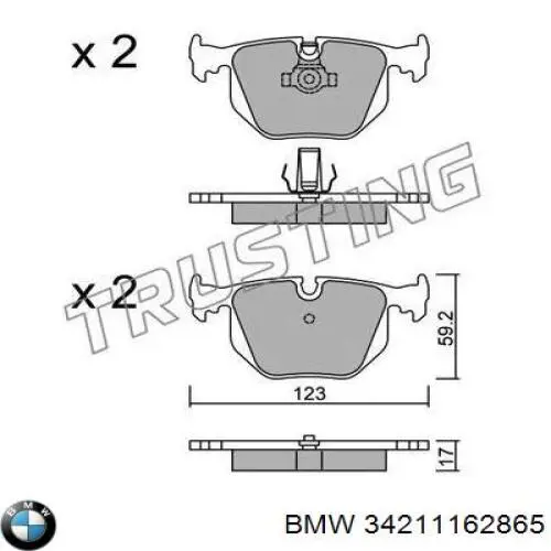 34211162865 BMW