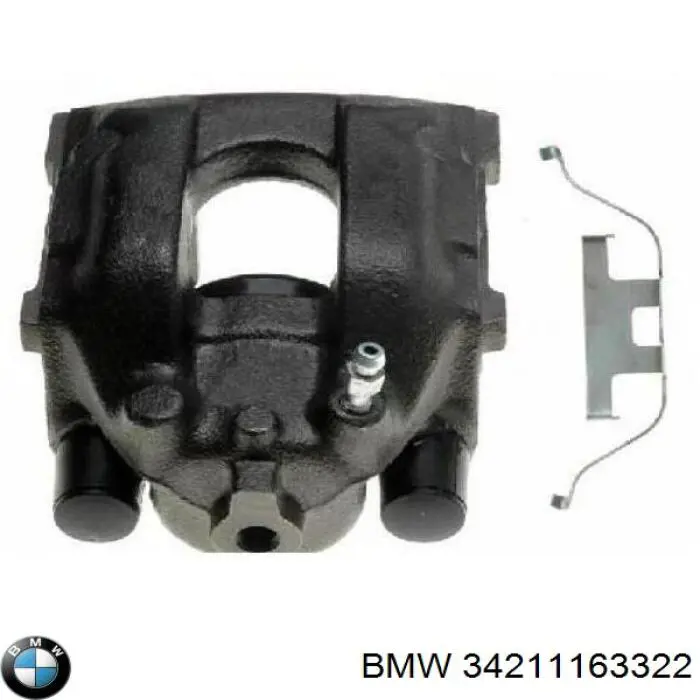 34211164580 BMW Супорт гальмівний задній правий