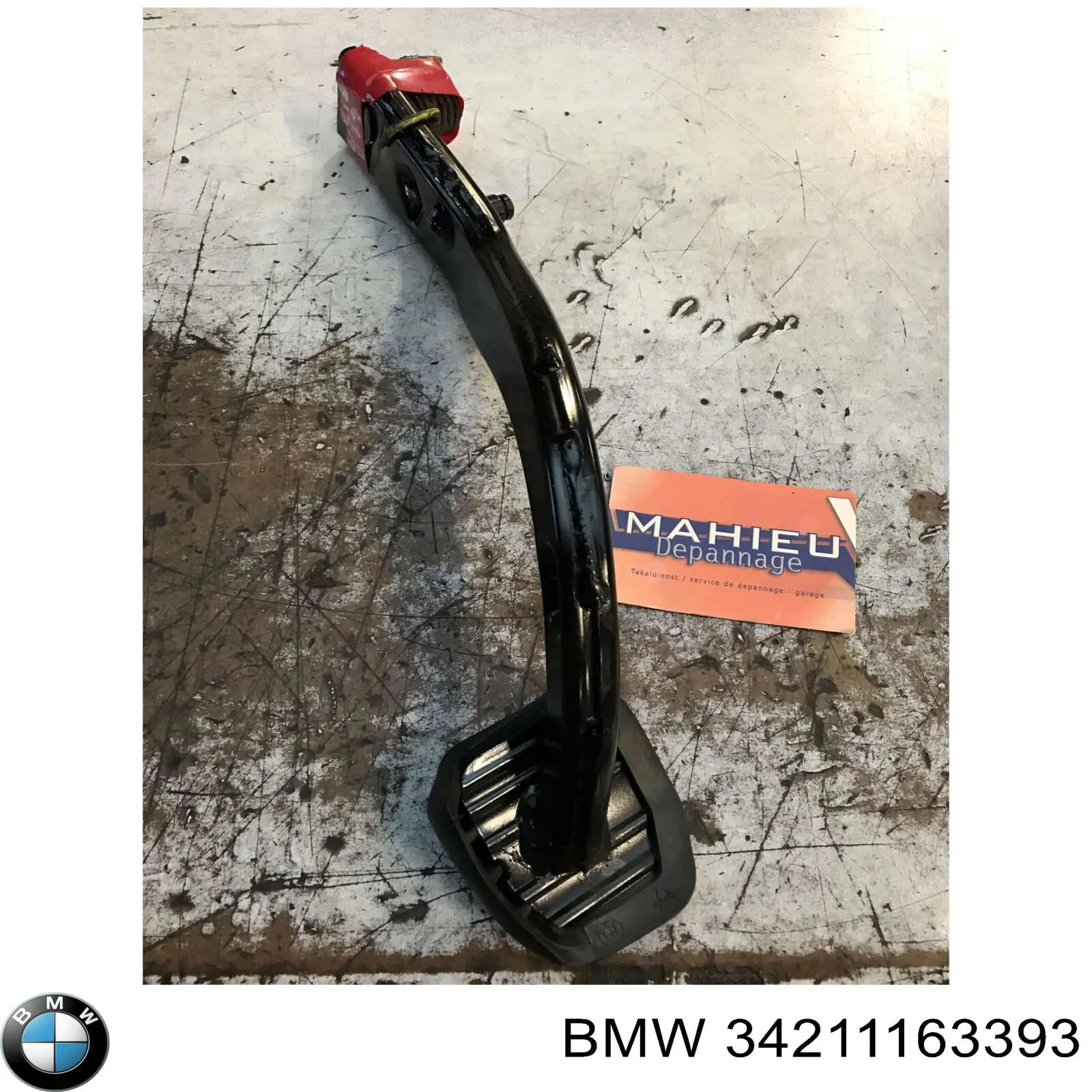 Задній гальмівний супорт лівий BMW 34211163393