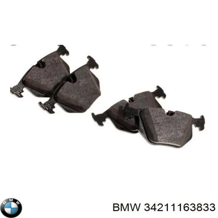 Купити 34211163833 BMW Задні колодки