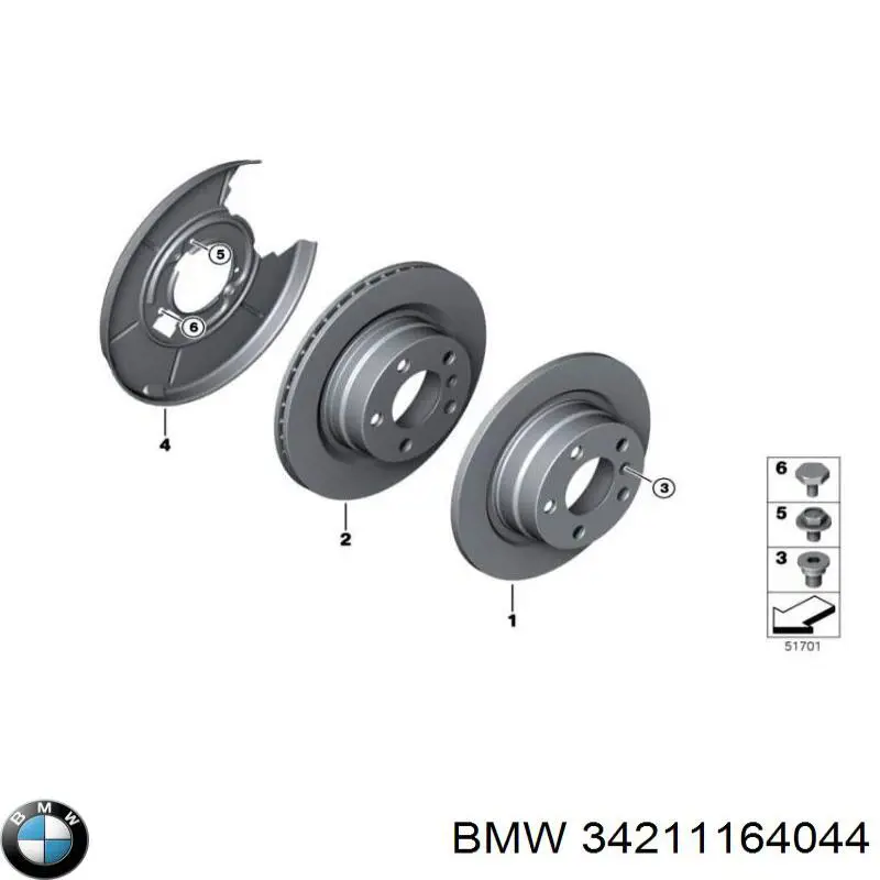 Купити 34211164044 BMW 