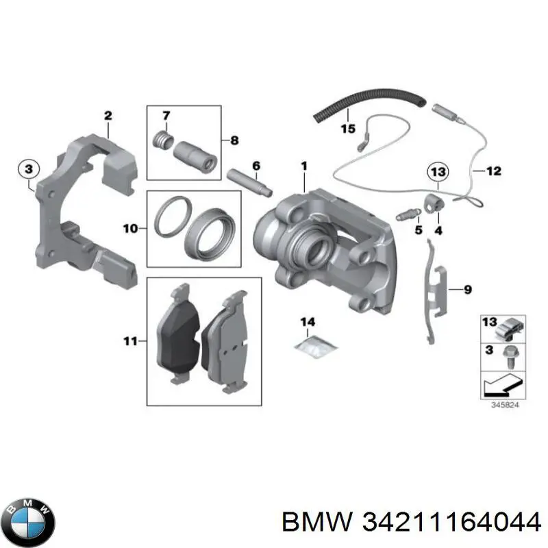 Купити 34211164044 BMW 