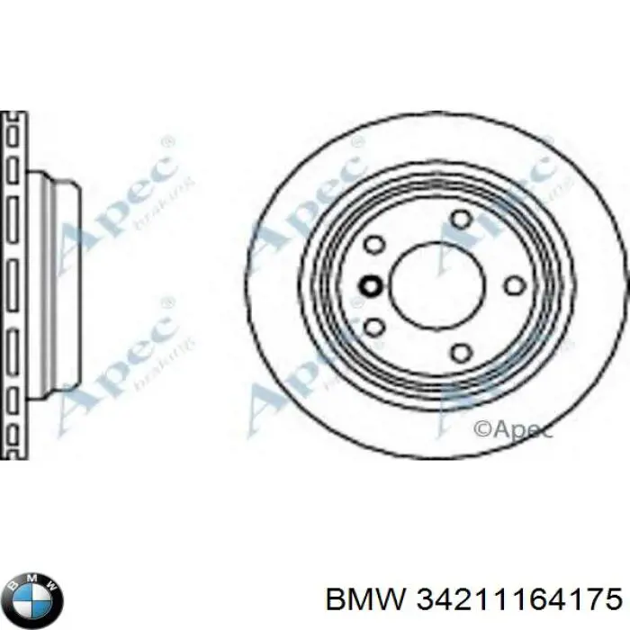 Задні дискові гальма BMW 34211164175 ціна, від 39.19 USD